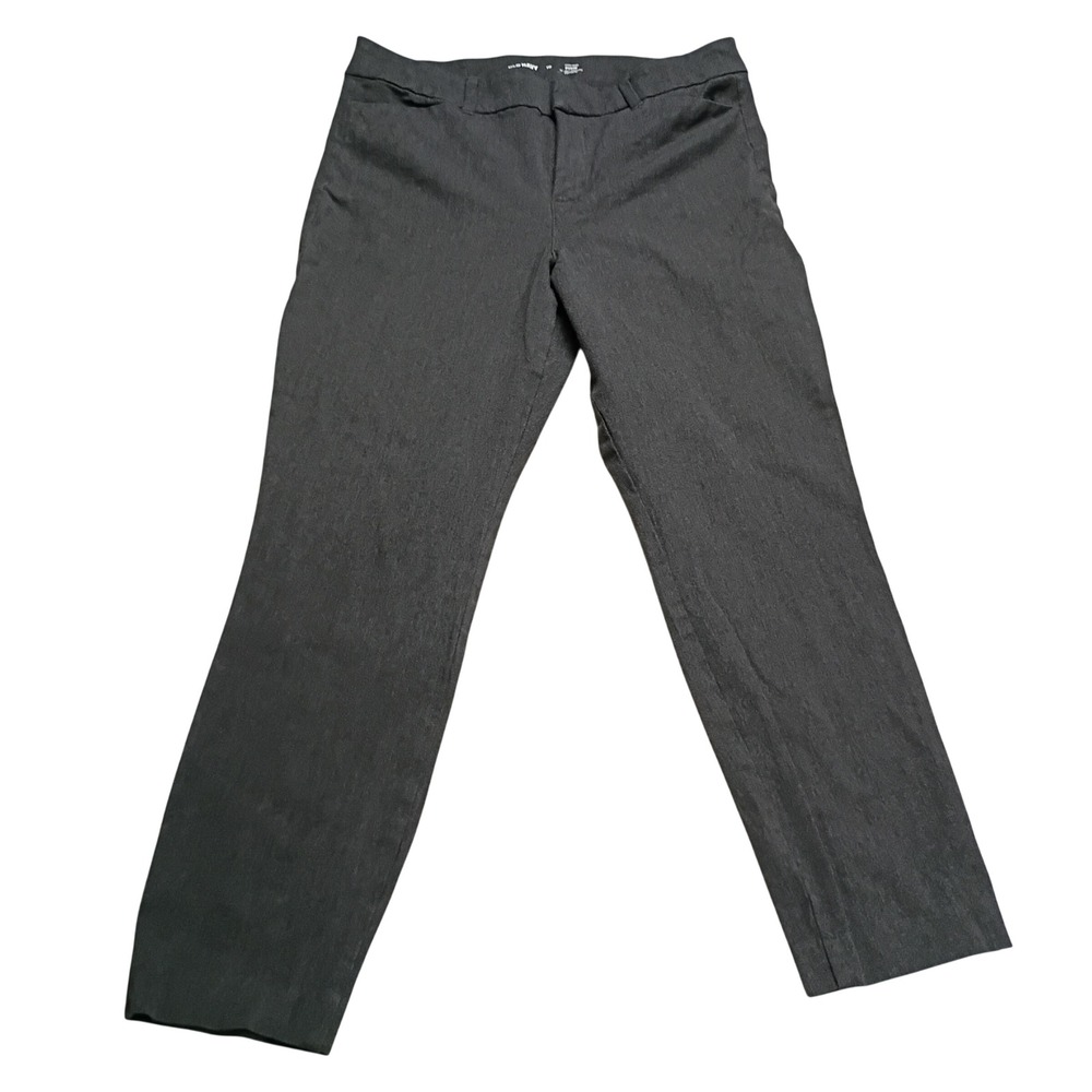 Old‎ Navy Pixie Pants Women 10 Gray High-Rise Secret-Smooth Pockets